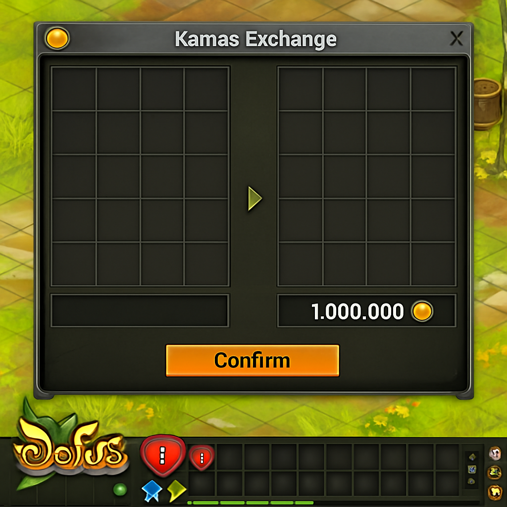 dofus echange kamas